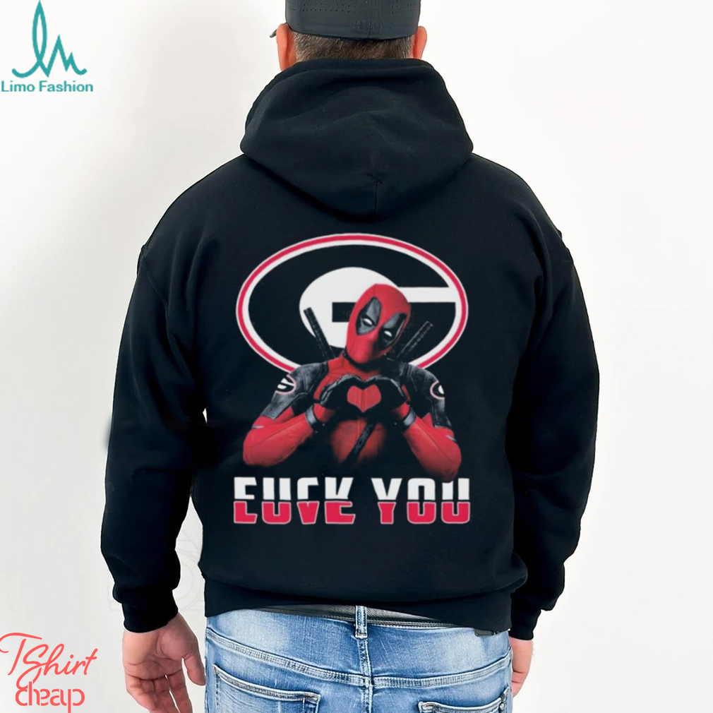 Deadpool Georgia Bulldogs Fuck You Love You Shirt Deadpool Georgia Bulldogs Fuck You Love You Shirt