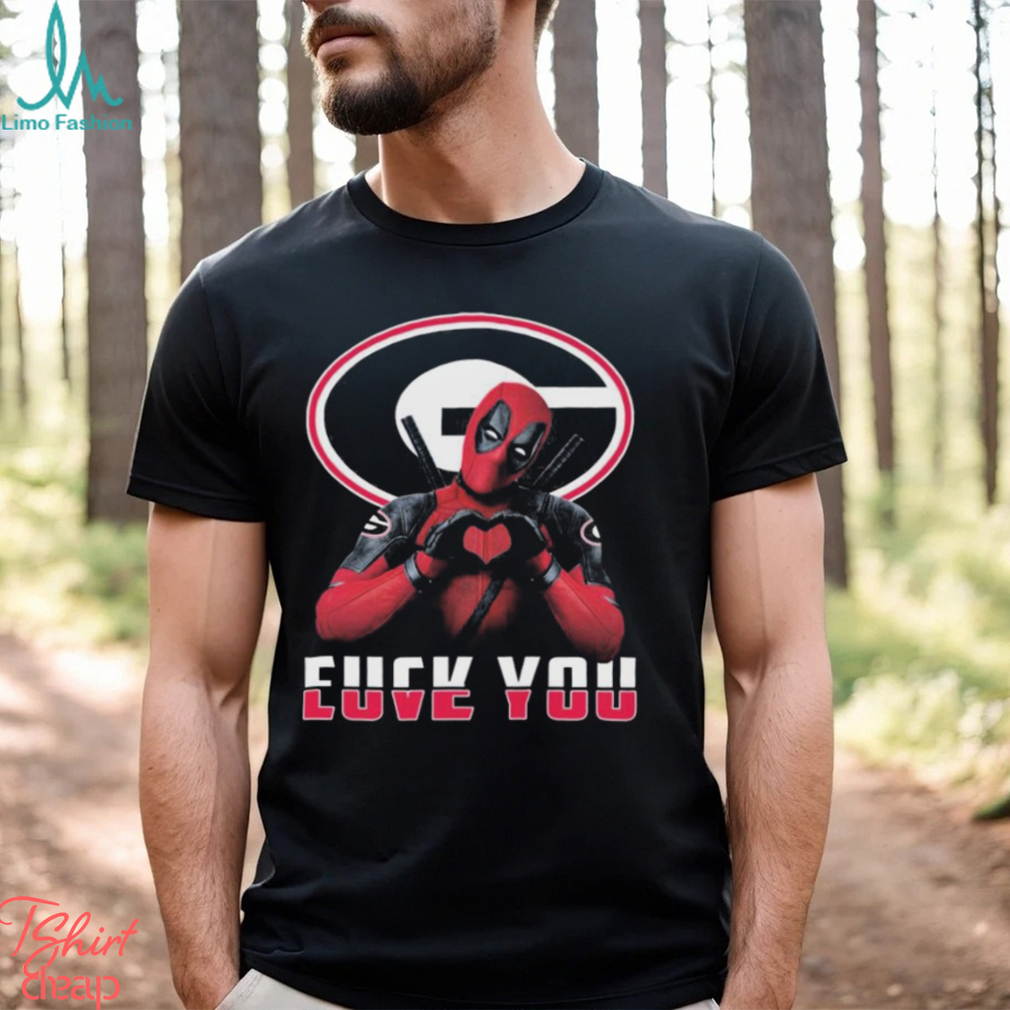 Deadpool Georgia Bulldogs Fuck You Love You Shirt Deadpool Georgia Bulldogs Fuck You Love You Shirt