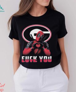 Deadpool Georgia Bulldogs Fuck You Love You Shirt