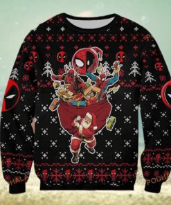 Deadpool with Spider Man Marvel Ugly Christmas Sweater