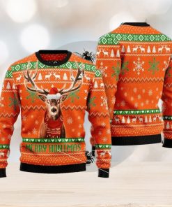 Deer Merry Huntmas Ugly Christmas Sweater 3D Gift Christmas Funny