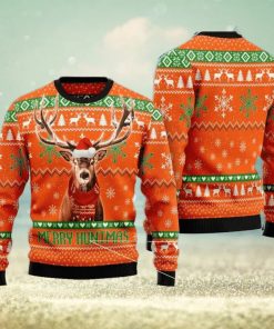 Deer Merry Huntmas Ugly Christmas Sweater 3D Gift Christmas Funny