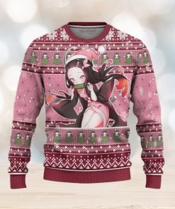 Demon Slayer Nezuko Kamado Anime Ugly Christmas Sweater 3D Gift For Men And Women Xmas Gift