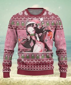 Demon Slayer Nezuko Kamado Anime Ugly Christmas Sweater 3D Gift For Men And Women Xmas Gift