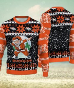 Denver Broncos Christmas Santa Claus Ugly Sweater For Men Women