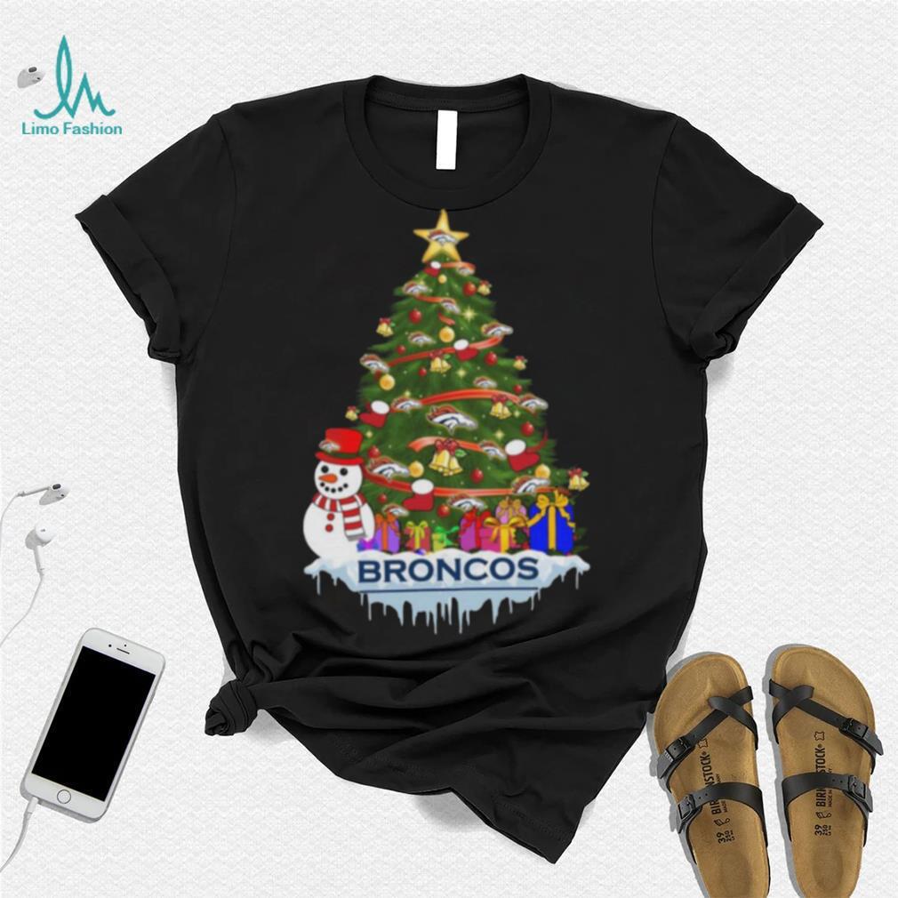 Denver Broncos Merry Christmas Nfl Football Sports Shirt - Limotees