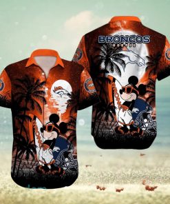 Denver Broncos NFL Team Logo Baby Yoda Hawaiian Shirt