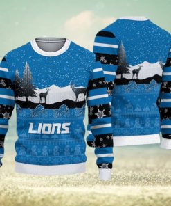 detroit lions ugly sweater