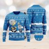 Miami Dolphins Fans Santa Claus Tattoo Ugly Christmas Sweater Gift