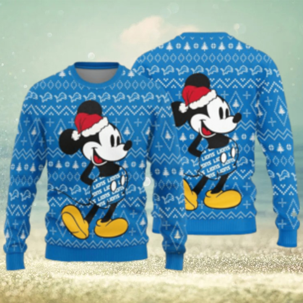 San Francisco 49ers Ugly Christmas Sweater Captain Mickey Mouse