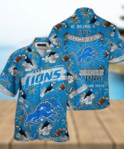 Detroit Lions NFL Hawaiian Shirt Being A Redskins Beach Shirt This For Summer Mom Lets Everyone Score