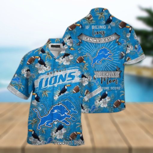 Detroit Lions NFL Hawaiian Shirt Being A Redskins Beach Shirt This For Summer Mom Lets Everyone Score