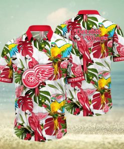 Detroit Red Wings NHL Hawaiian Shirt Sunsetstime Aloha Shirt