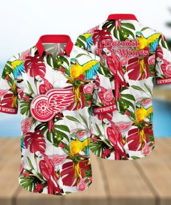 Detroit Red Wings NHL Hawaiian Shirt Sunsetstime Aloha Shirt