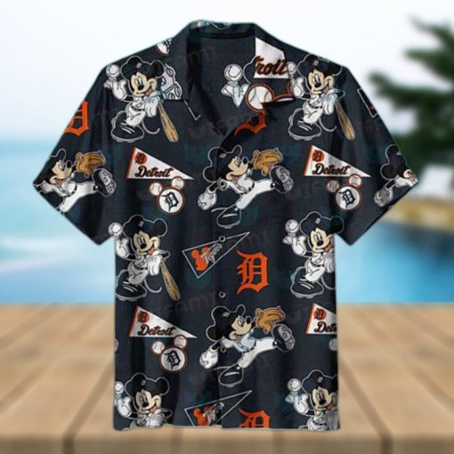 Detroit Tigers Mickey Mouse Hawaiian Shirt Gift For Disney Lovers