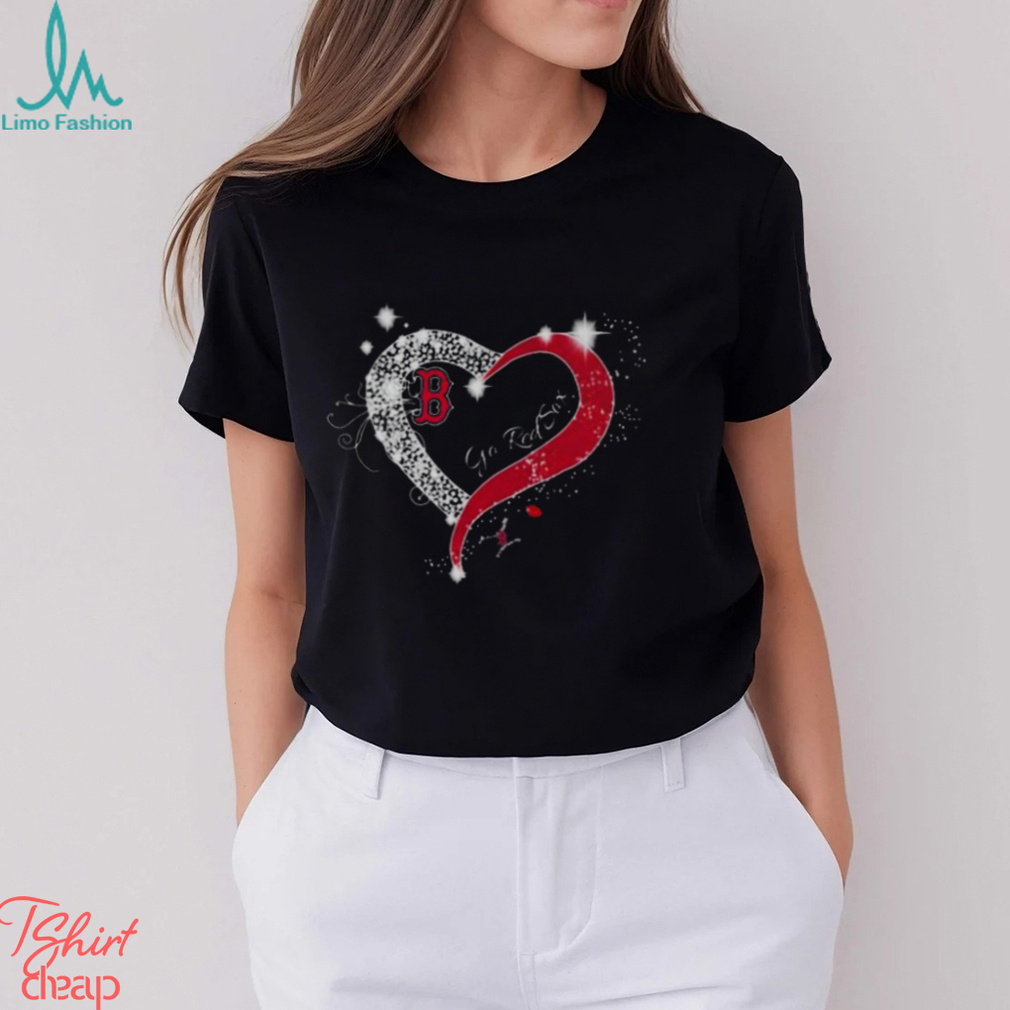 Diamond Heart Boston Red Sox Go Red Sox 2023 shirt - Limotees