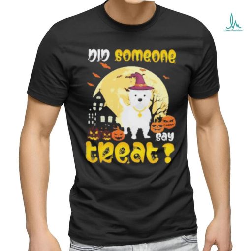Did Someone Say Treat Moon Pumpkin Westie Halloween shirt