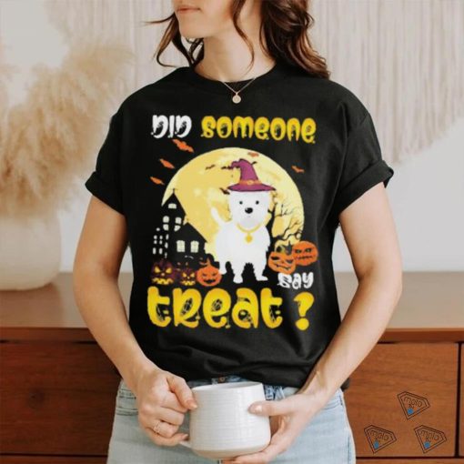 Did Someone Say Treat Moon Pumpkin Westie Halloween shirt