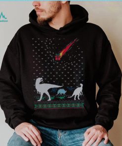 Dinosaur Extinction T Rex Christmas T Shirt