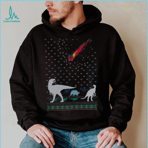 Dinosaur Extinction T Rex Christmas T Shirt