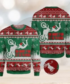 Dirtbike Ugly Sweater For Christmas