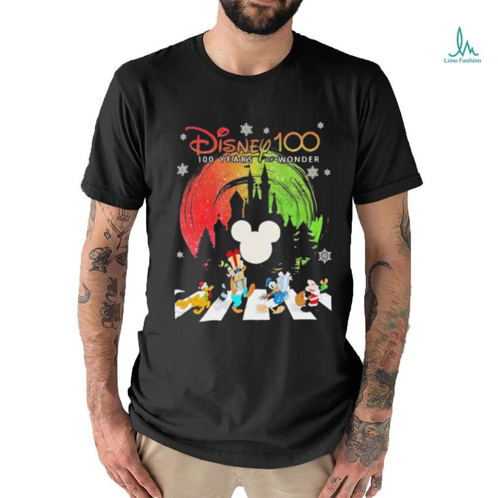 Disney 100 Years Of Wonder Abbey Road Shirt Disney 100 Years Of Wonder Abbey Road Shirt