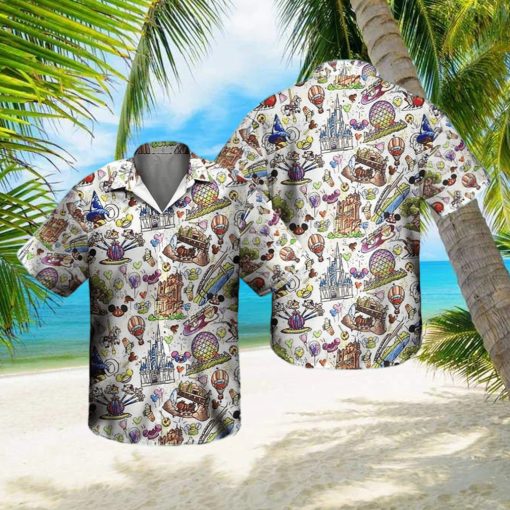 Disney Aloha Mickey Mouse Hawaiian Shirt Beach Lovers Gift