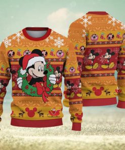 Disney Mickey Christmas Gift For Holiday Mickey 3D Ugly Christmas Sweater