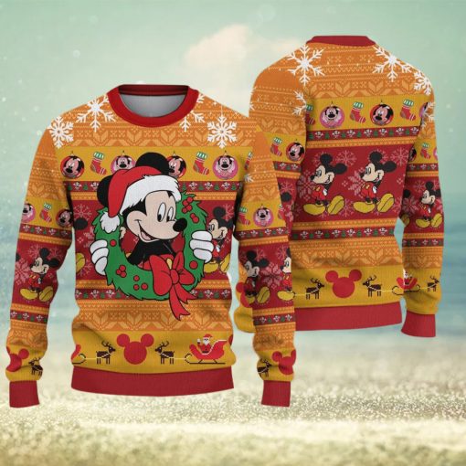 Disney Mickey Christmas Gift For Holiday Mickey 3D Ugly Christmas Sweater