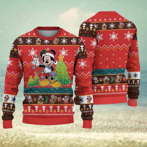 Disney Mickey Style 7 Ugly Christmas Sweater Holiday For Men And Women