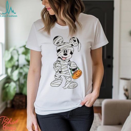 Disney Mummy Mickey And Minnie Halloween Shirt, Disney Halloween Matching Trip Tee