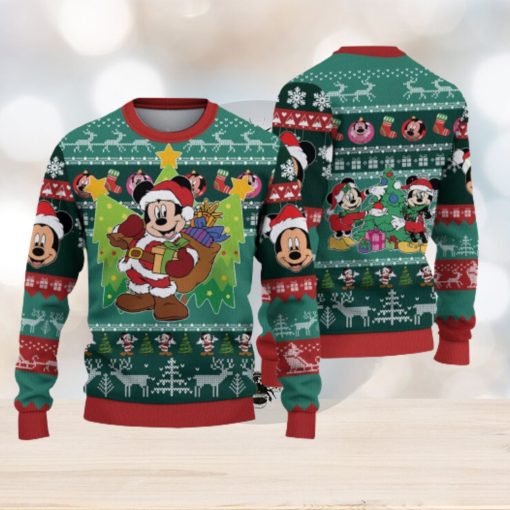 Disney World Christmas Christmas Gift For Holiday Mickey And Friends 3D Ugly Christmas Sweater