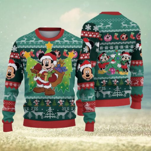 Disney World Christmas Christmas Gift For Holiday Mickey And Friends 3D Ugly Christmas Sweater