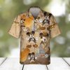 Disney Mickey Summer Tropical Floral Indiana Jones  Disney Hawaiian Shirt