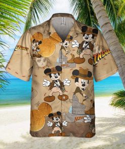 Disneyland Mickey Mouse Indiana Jones Adventure  Disney Hawaiian Shirt