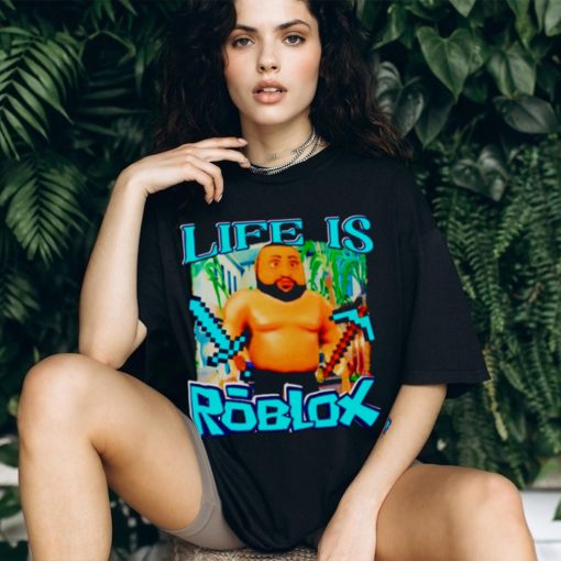 Dj Khaled Life is roblox Minecraft shirt