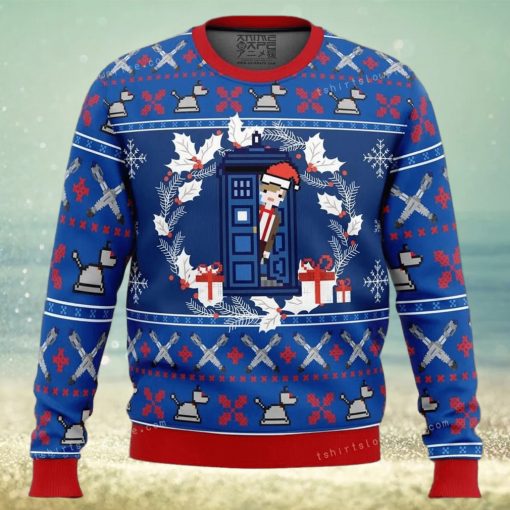 Doctor Who Tardis Christmas Ugly Sweater