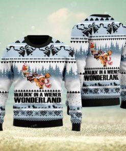 Dog Lover Walkin In A Wiener Ugly Sweater