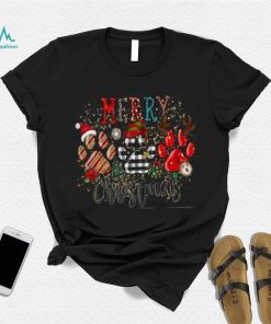 Dog Mom Christmas Sweatshirt, Dog Paws Holiday Edition