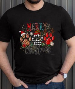 Dog Mom Christmas Sweatshirt, Dog Paws Holiday Edition