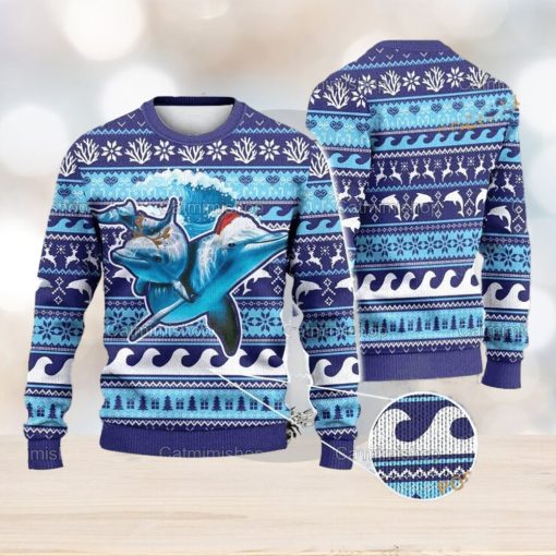 Dolphin Ugly Christmas Sweater 3D, Dolphin Gifts, Christmas Gifts