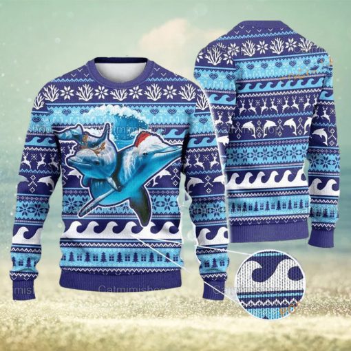 Dolphin Ugly Christmas Sweater 3D, Dolphin Gifts, Christmas Gifts