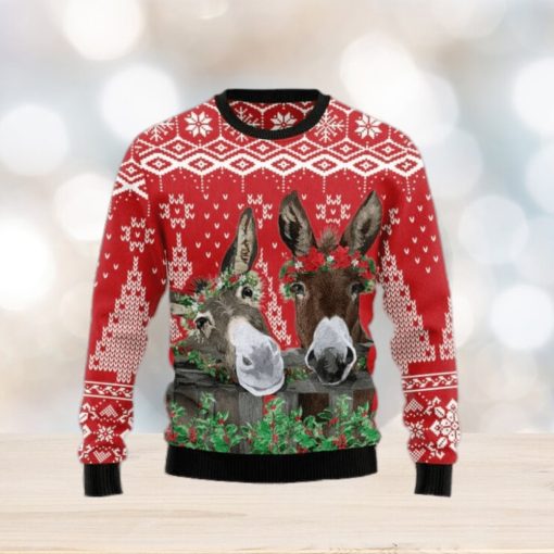 Donkey Buddies Christmas Christmas Gift Ugly Christmas Sweater Xmas Holiday