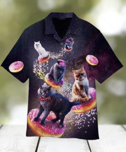 Donut Cat In Space Hawaiian Shirt – Thoughtful Personalized Gift For The Whole Family