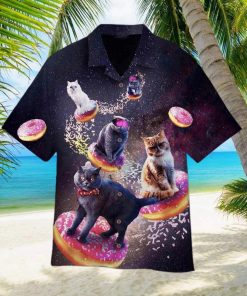 Donut Cat In Space Hawaiian Shirt – Thoughtful Personalized Gift For The Whole Family