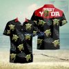 NCAA Boston College Eagles Hawaiian Shirt Palm Leaves Pattern