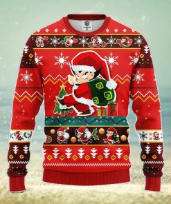 Dragon Ball Red Anime Ugly Christmas Sweater Red 1 Amazing Gift Men And Women Christmas Gift