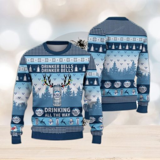 Drinker Bells Busch Light Ugly Christmas Sweater