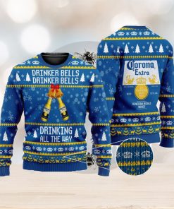 Drinker Bells Corona Extra Beer 3D All Over Printed Ugly Christmas Sweater Christmas Gift For Family