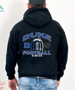 Duke Blue Devils vs. Notre Dame Fighting Irish 2023 Football Matchup Shirt